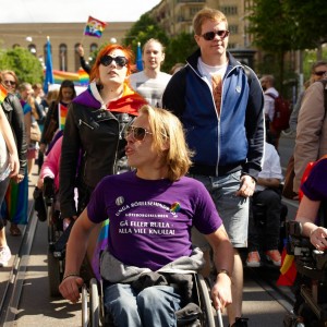 Unga Rörelsehindrade på West Pride